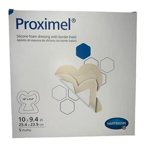 Hartmann 14800000 Proximel Silicone Foam Dressing w/ Border 10 X 9.4 Heel - Picture 1 of 4