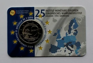 Bélgica - 2 euros 2019 Instituto Monetario Europeo BU COINCARD - Imagen 1 de 2