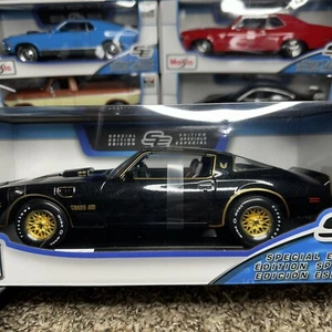 Nuovo Maisto 1:18 Diecast Edizione Speciale Pontiac Firebird Trans Am Nero Raro - Foto 1 di 4