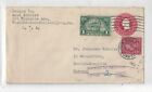 United States 1927 Stationery Uprate Cover to Germany, Returned for Postage