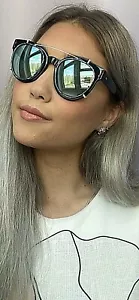 Nuevas gafas de sol Garrett Leight Thierry Lasry negras 50 mm para mujer con clip - Imagen 1 de 12