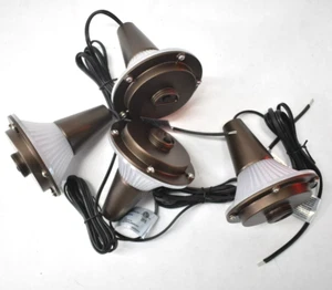 Lot of 4 Portfolio Bronze Low Voltage Landscape Walkway Path Lights CF9406 - Picture 1 of 6
