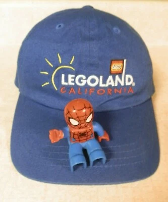 LEGOLAND California Jóvenes Niños SOMBRERO Y SPIDERMAN LEGO Héroe Figura Combo LOTE Conjunto  Foto 1 de 4