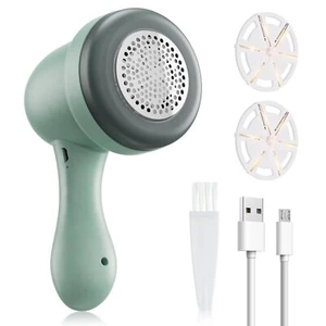 Electric Fabric Shaver USB Powered Sweater Shaver with 2 Replaceable Stainles... - Picture 1 of 7