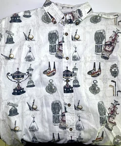 Camisa abotonada Boca Classics Club Golf para hombre talla mediana - Imagen 1 de 6