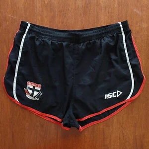 PLAYER ISSUE #8 ISC ST KILDA SAINTS AFL Football Guernsey Training Shorts - XL - Picture 1 of 5
