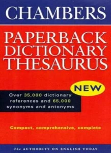 Chambers Paperback Dictionary Thesaurus-Chambers - Picture 1 of 1