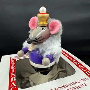 1998 STEINBACH TSCHAIKOWSKY RAT KING 3,25" ORNAMENT WOODEN GERMANY Z582 MOUSE - Bild 1 von 7