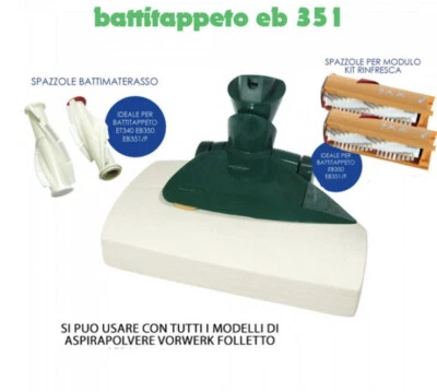 BATTITAPPETO MATERASSO FOLLETTO EB350/351 Per VK 130-131-135-136-140-150-200-220 - Immagine 1 di 3