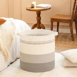 Hamper Clothes Basket Mesh Laundry Washing Bag Large Foldable Storage Laundry - Picture 1 of 14
