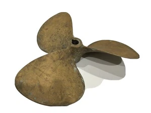 Bronze Boat Propeller 16” Diameter 15”Pitch Left Hand 1” Shaft  Three Blade - Picture 1 of 14