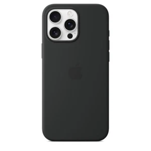 Apple iPhone 16 Pro Max Silicone Case with MagSafe and Camera Control - Black - Picture 1 of 4