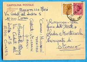 £.40 (C171) con aggiunto SIR.£.30 per il PRINCIPATO di MONACO  (244628) - Picture 1 of 1