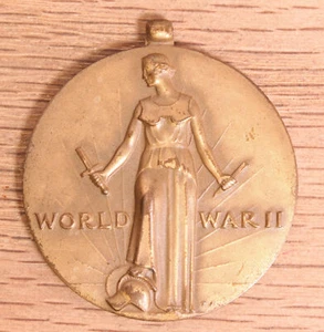 Medalla de Bronce Victoria Segunda Guerra Mundial de Estados Unidos X598A - Imagen 1 de 2