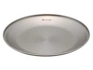 Snow Peak Tableware Plate  TW-034  Stainless Steel  Lightweight for C NEW - Picture 1 of 5