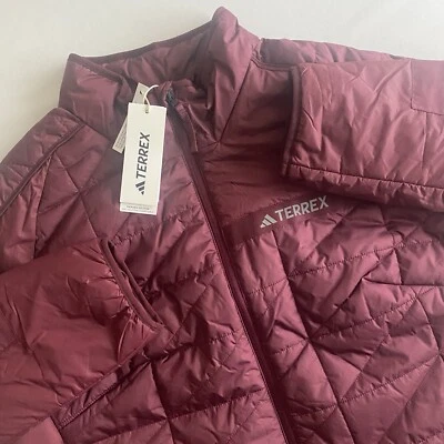 Adidas Terrex Puffer Jacket Women Plus 4X Quilted Insulated Full Zip Pockets Top - Image 1 of 4