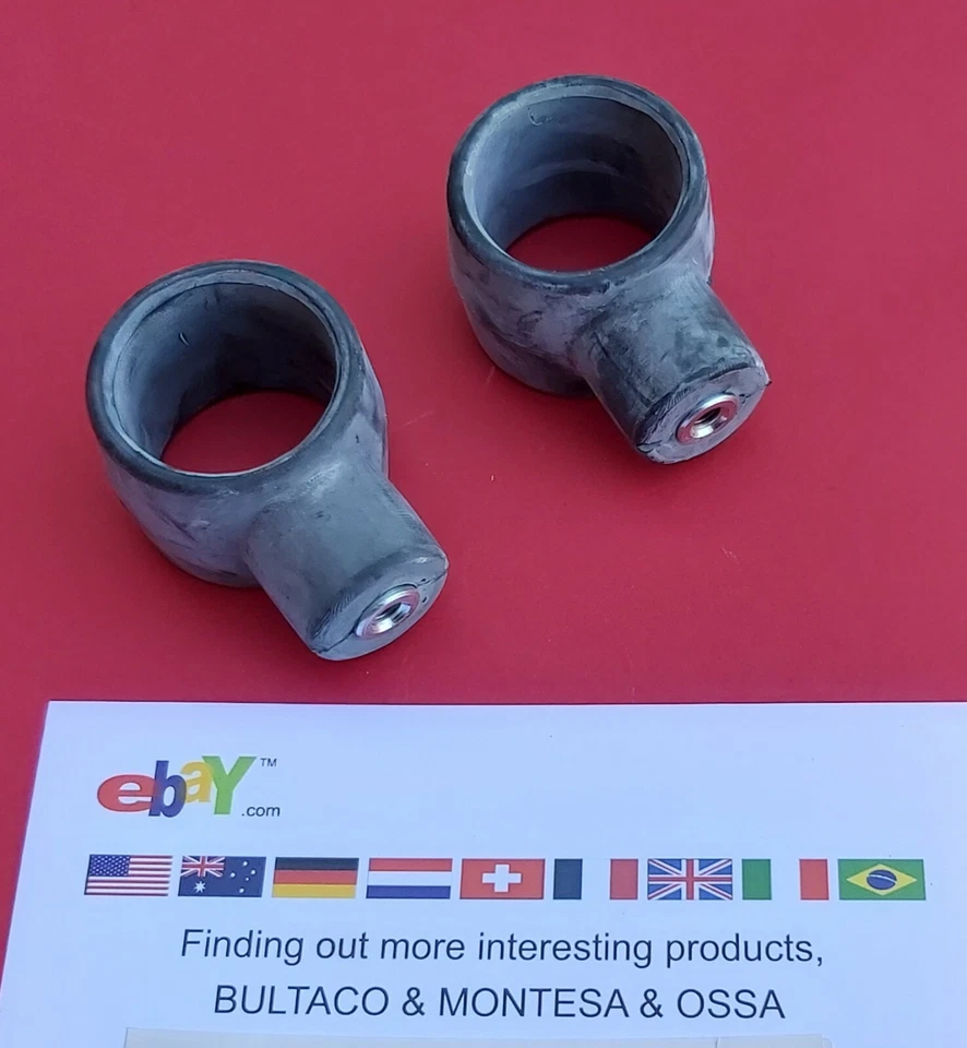 OSSA FRONT NUMBER PLATE RUBBER OSSA PHANTOM NUMBER PLATE SUPPORTS OSSA BRACKETS - Image 1 of 1