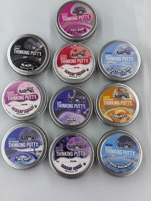 10 NEW  Gift Set of Crazy Aaron's Putty .47oz Mini Tins - 10 Different - Image 1 of 3
