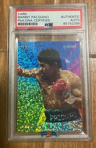 AUTO Signed Future Stock MANNY PACQUIAO 1/1 HANDSIGNIERT PSA / DNA zertifiziert - Bild 1 von 3