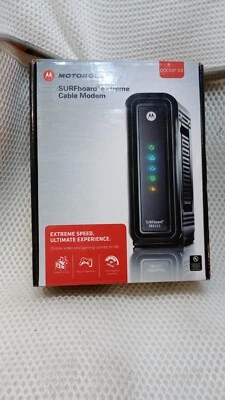 MOTOROLA eXtreme SURFboard SB6121 SB 6121 DOCSIS 3.0 CABLE MODEM (575319-019-00) - Image 1 of 4