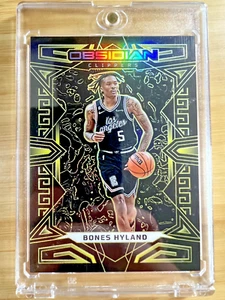 🔥2022 Panini Obsidian Basketball Bones Hyland Electric Etch GOLD #95 /10 SSP🔥 - Picture 1 of 2