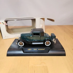 MODELOS FIRMA 1/32 1930 HUDSON Apertura Capó Puertas y Dickie Seat Coche Verde - Imagen 1 de 6