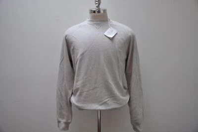 Camisa moletom Brunello Cucinelli 100% algodão bronzeado claro gola redonda - Imagem 1 de 4