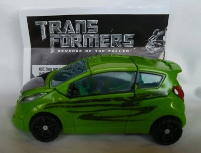 Autobot Skids TransFormers Chevy Beat Concept Revenge of the Fallen Green - Image 1 of 4