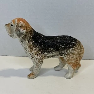 1974 Imperial Toy Co Hard Plastic Black Brown Dog Figure 4” No 1222 Hong Kong - Picture 1 of 10