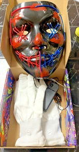Mask skeleton gloves. - Picture 1 of 5