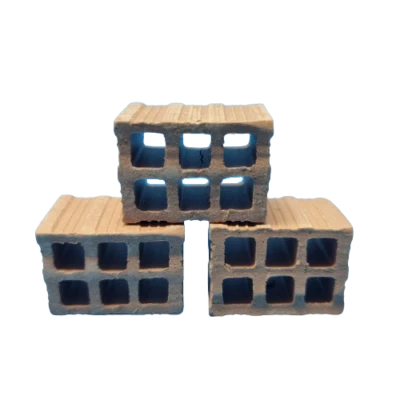 Miniatur Mauerziegel // Höhle Versteck für Garnelen Pflanzen Deko Ziegelstein