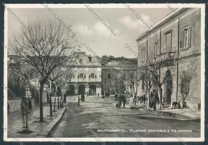 Caltanissetta Città Stazione Foto FG cartolina ZF6376 - Imagen 1 de 2