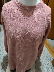 Northern Reflections Cottage Essentials Woman's Large Sweater - Picture 1 of 4