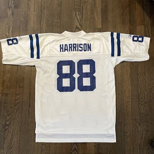 Indianapolis Colts Marvin Harrison jersey mens XL white Reebok - Picture 1 of 8