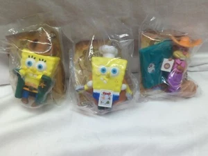 NIP Spongebob Pest Of The West Burger King Kids Meal Toys 2007 Set Of 3 - Picture 1 of 8