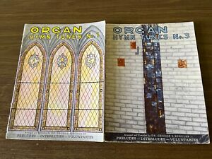 LOT Of 2 Organ Hymn Tunes #1&3 Sheet Music Religious Devotional Church Gospel