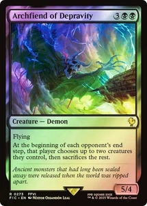 Archfiend of Depravity (Surge Foil) Commander: Final Fantasy Foil NEAR MINT MTG - Picture 1 of 1