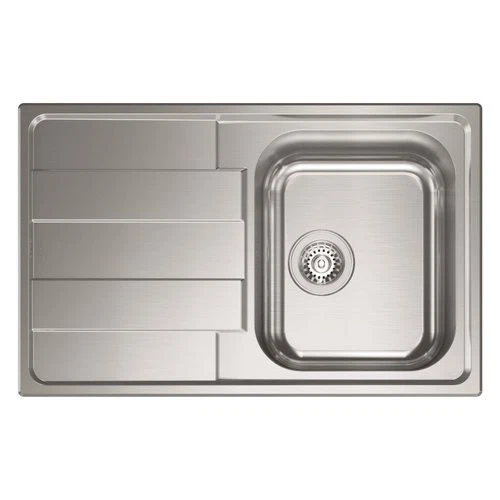 CM Lavello 1 vasca (79x50cm) LEVANTE Inox Satinato 015721DCSSP