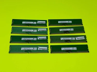 64GB  (8 X 8GB) DDR4 PC4-2400T / PC4-2666V DIMM Desktop RAM Memory SK hynix - Image 1 of 2