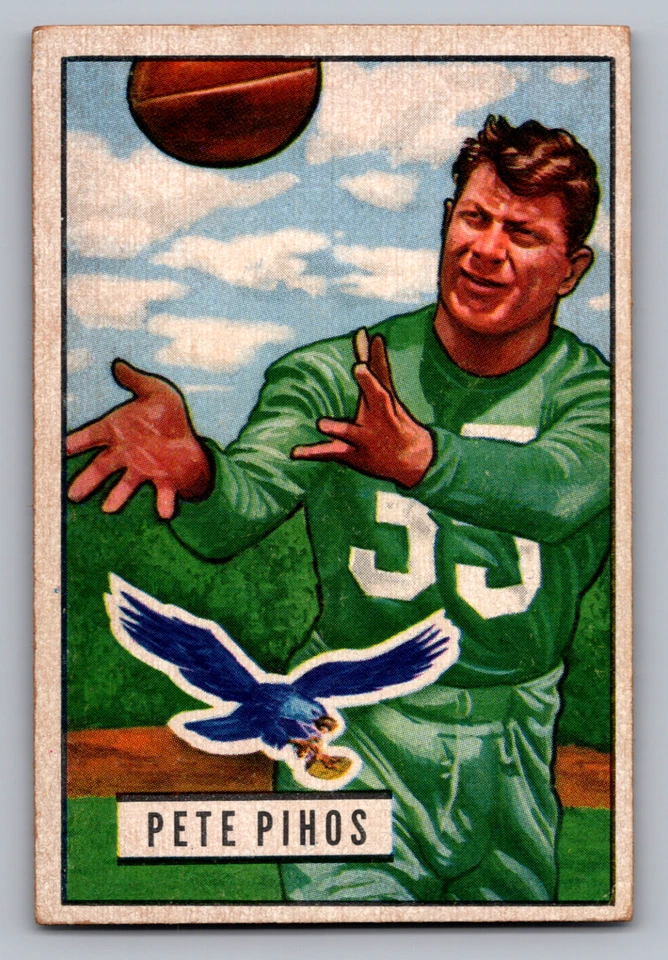1951 BOWMAN #46 PETE PIHOS EAGLES - Image 1 of 3