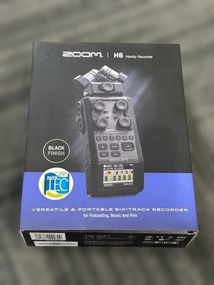 Zoom H6 Handy recorder H6/BLK Linear PCM/IC Microphone Black - Image 1 of 3