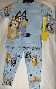 Bluey unisex two piece pajama set,  Size 12m  - Picture 1 of 3