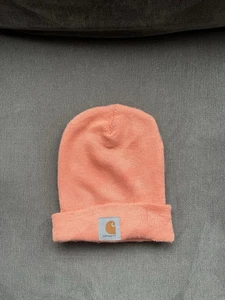Carhartt Beanie Pink Salmon One Size Fits All - Picture 1 of 4