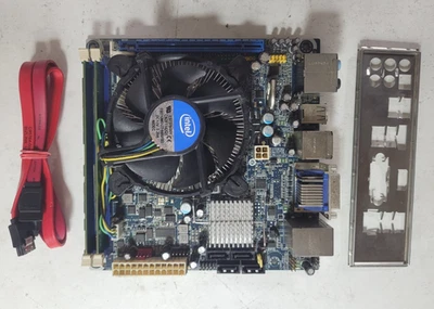 Intel DH57JG Desktop Motherboard w/i3-540@3.7@Ghz, 4GB RAM, IO Shield #0526 - Image 1 of 4