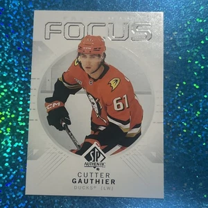 2024-25 SP Authentic CUTTER GAUTHIER Freshman Focus Anaheim Ducks #FF-18 (RC) - Bild 1 von 6