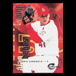 Alan Benes #175 1996 Circa St. Louis Cardinals Baseball Card MLB - Picture 1 of 3