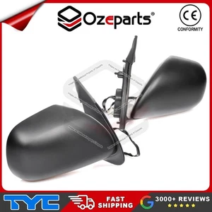 Pair LH+RH Electric Door Mirror (Black) For Toyota Hiace Van 2013~2019 Emark - Picture 1 of 6