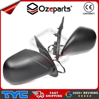 Pair LH+RH Electric Door Mirror (Black) For Toyota Hiace Van 2013~2019 Emark - Image 1 of 4