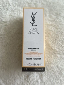YSL Pure Shots Night Reboot Serum - 1 oz / 30 ml - New in Box - Sealed - Picture 1 of 1