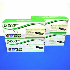 EcoPlus Premium 4/C CMYK Set Toner Cartridges For HP 304A MF8580cdw CP2025 - Picture 1 of 3
